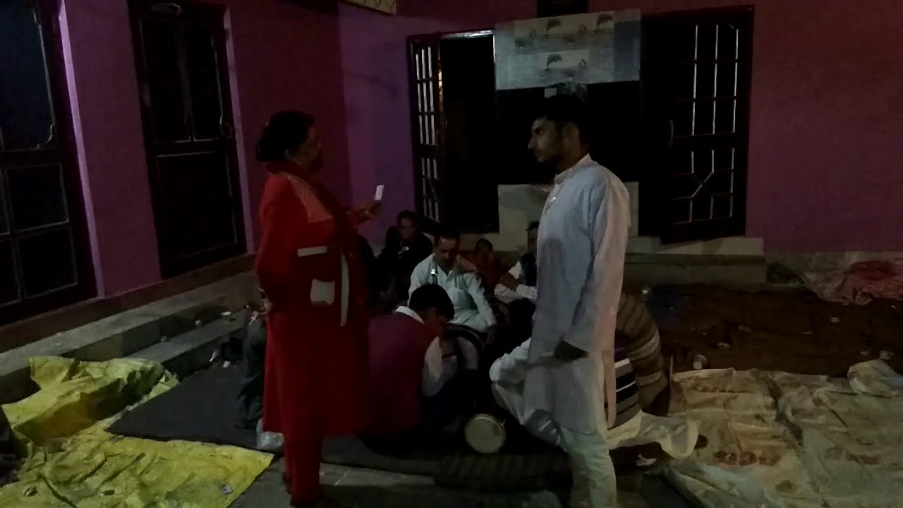 Chida Ravi Kumar Pushpa Devi program at the basohli