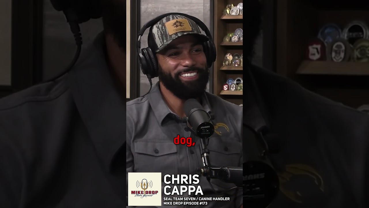 How K9 Handlers Meet Their Dogs - SEAL Team 7 Chris Cappa on Training Mickey | Mike Drop Shorts #173