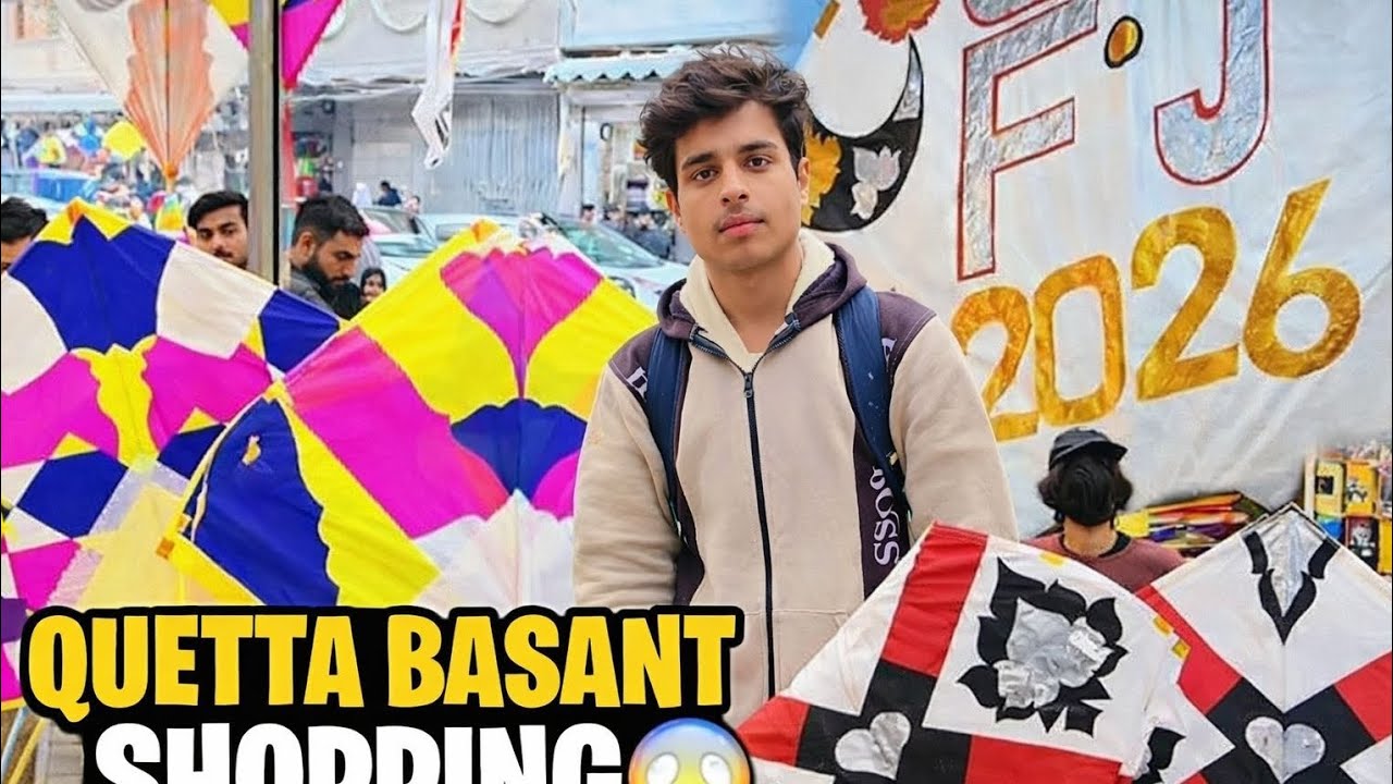 BASANT SHOPPING IN QUETTA😇🪁🪁