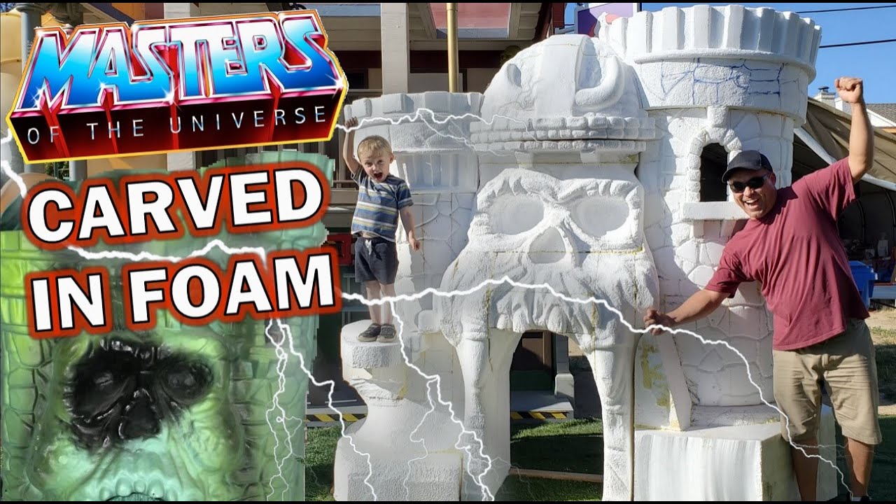 Custom Masters of the Universe (MOTU) Castle Grayskull with Sculpted Details