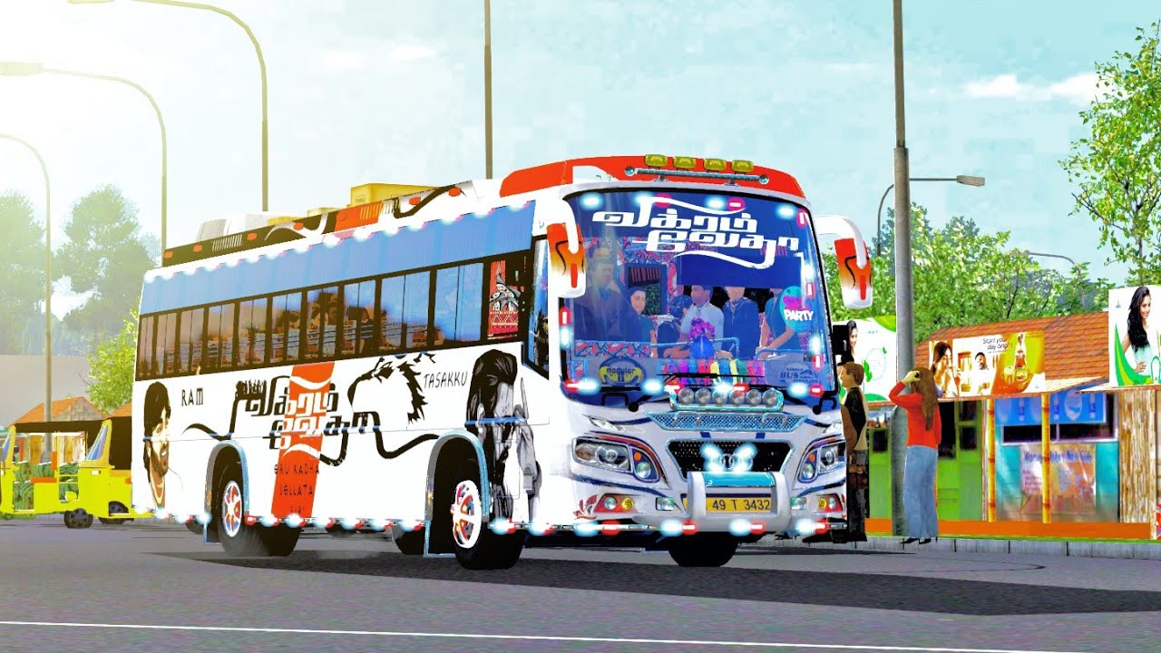 After a long day vedha came to bus stand | Fast Driving | Ets2 gameplay..