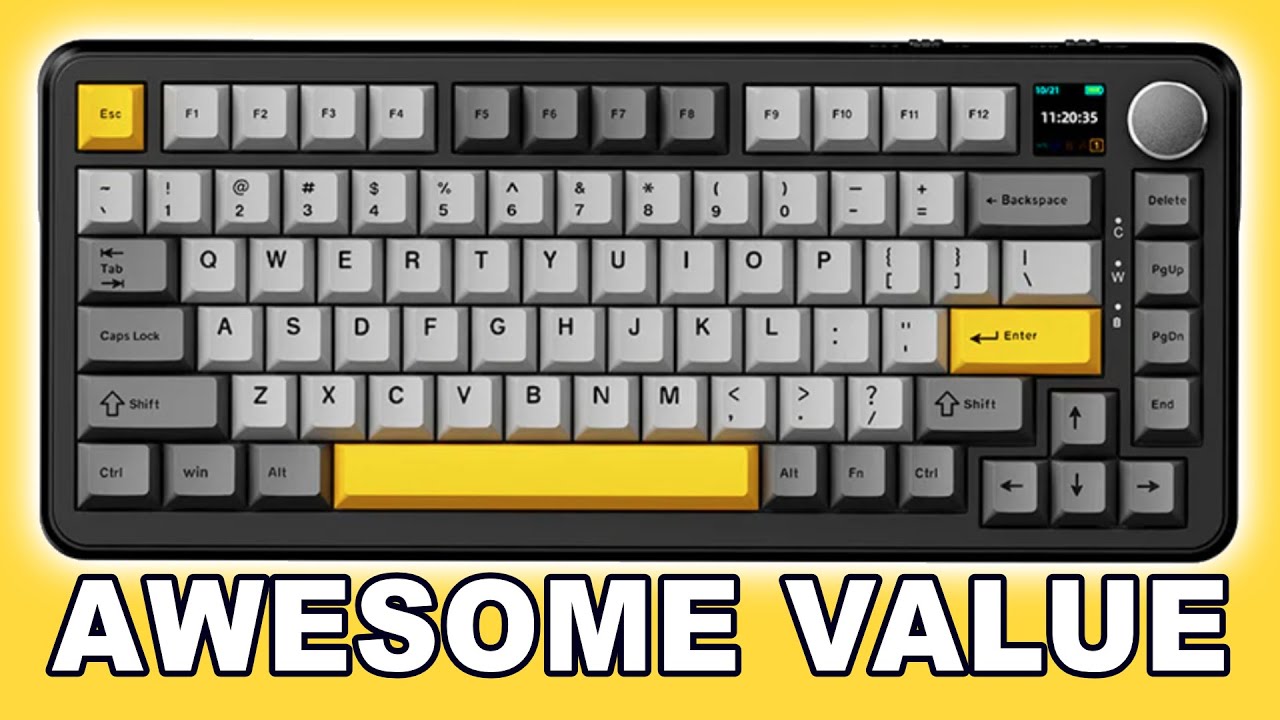 AJAZZ AK820 Max TFT Display Wireless Mechanical Keyboard Review