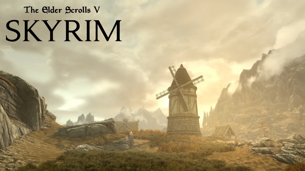 You’re Finally Awake: Windmill on the Whiterun Plains | Skyrim Ambience