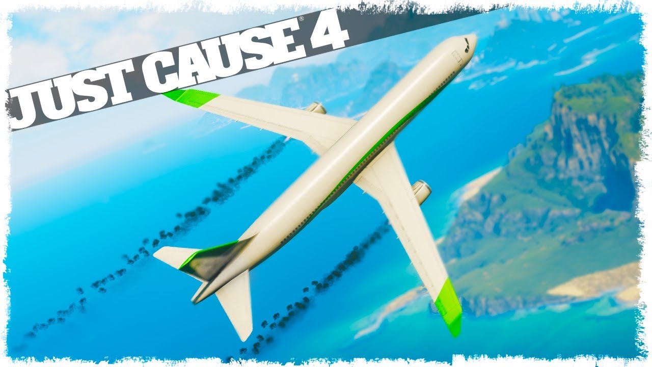 ЖУТКОЕ КРУШЕНИЕ САМОЛЕТА!!! УГАР, ЭПИК В JUST CAUSE 4!!!