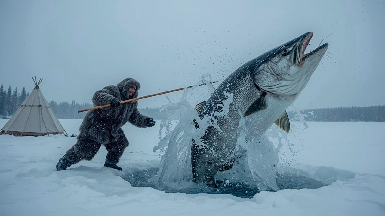 SHOCKING Giant Fish Catch — The Frozen Tundra Reveals Its Monster!