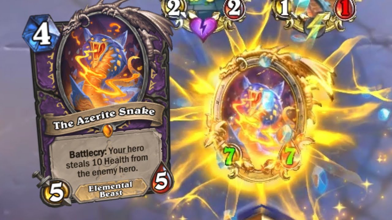 Summoning the Unstoppable Exodia Snake in Hearthstone