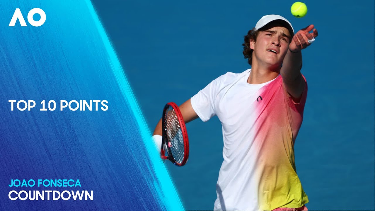Joao Fonseca | Top 10 Points | Australian Open 2025