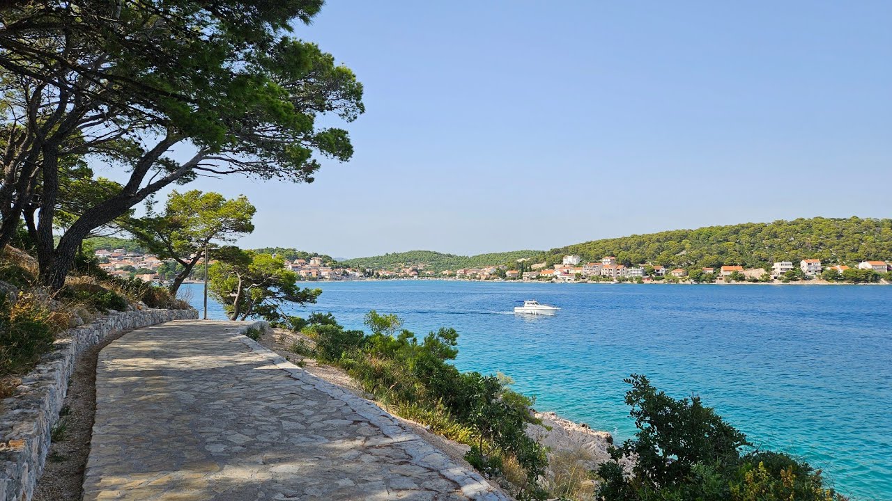 Tisno Croatia Beach Iza Andrije Murter Dalmatia