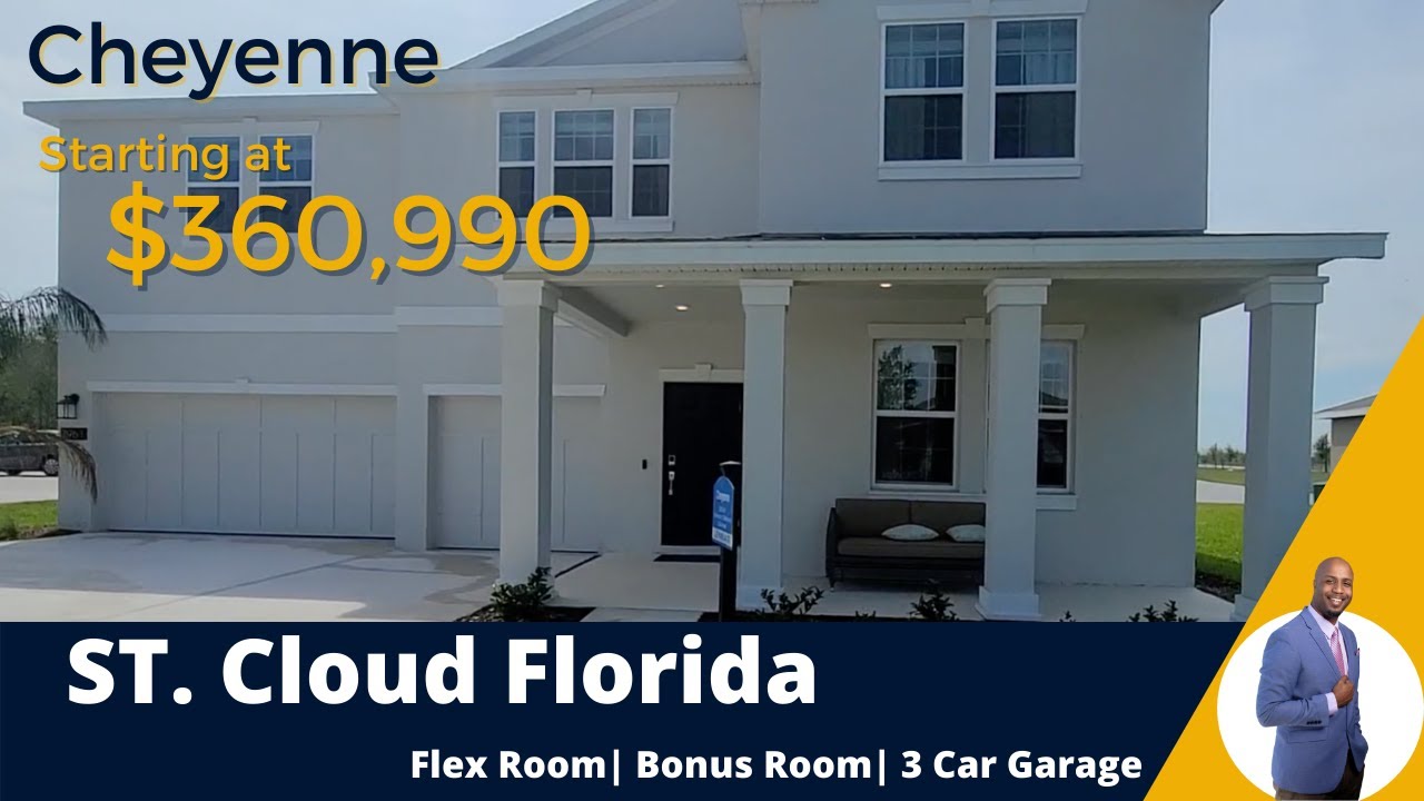 New Construction Home St Cloud Florida Lennar Cheyenne Model Tour