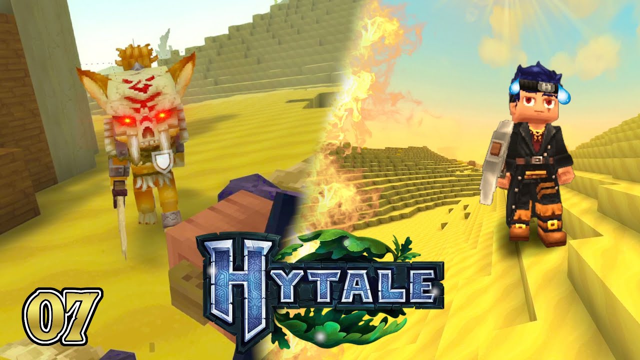 J'EXPLORE LE DESERT SUR HYTALE !  [HYTALE EP.07]