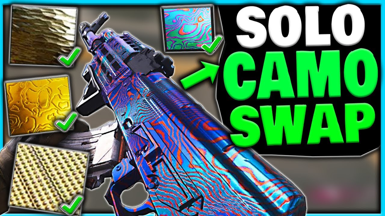 *NEW* SOLO CAMO SWAP GLITCH IN WARZONE! WARZONE SOLO CAMO GLITCH AFTER PATCH!