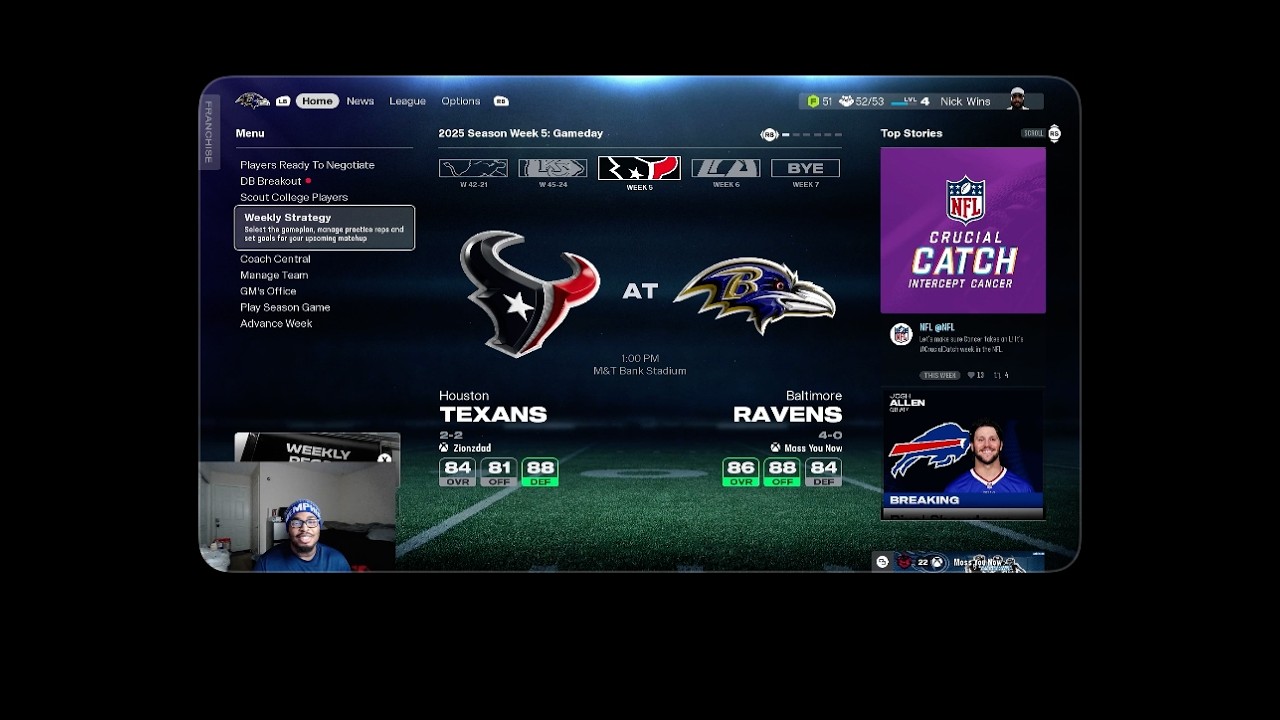 Online Ravens Franchise Madden 26 | Episode 4