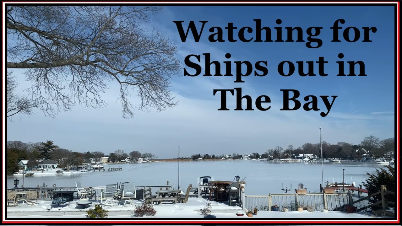 No Sound - Just beMERRYforlife being live and watching for cargo ships out in the bay…