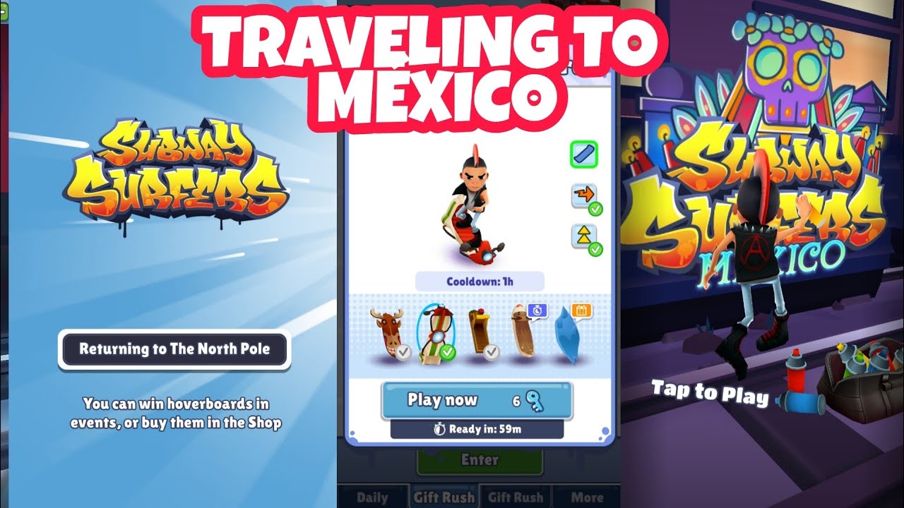GIFT RUSH - Traveling to México - Subway Surfers 2021