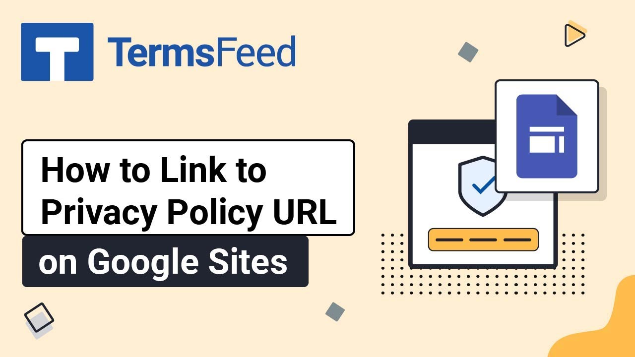 How to Link to Privacy Policy URL on Google Sites