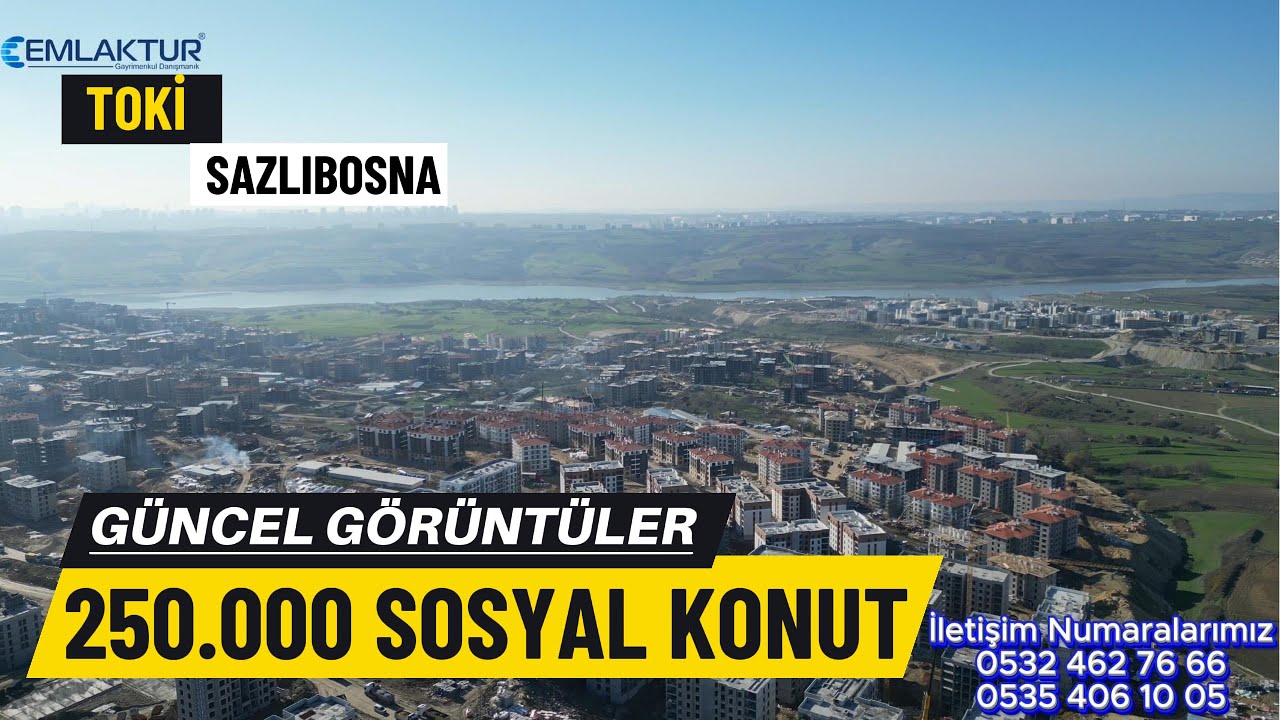 Toki Sazlıbosna 250.000 Sosyal Konut 11 Bölge ve Diğer Bölgelerin Detaylarıyla İnceleme  Anlaliz