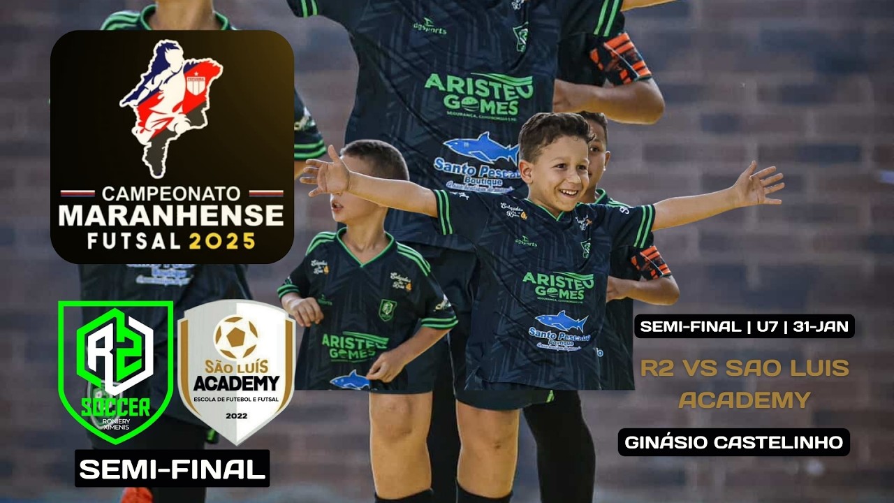 FUTSAL AO VIVO | U7 MASC | SEMI-FINAL | R2 vs SAO LUIS ACADEMY