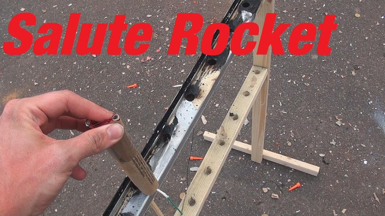 Salute Rocket No. 3568 - Lucky Fireworks [Full HD]