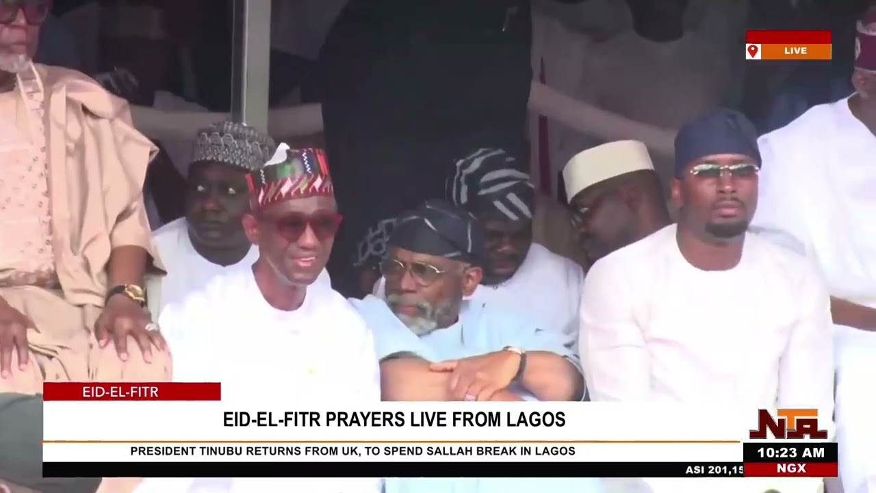Watch: President Tinubu Arrives & Observes Eid-El-Kabir Prayer @ Dodan Barracks | 20 March 2026