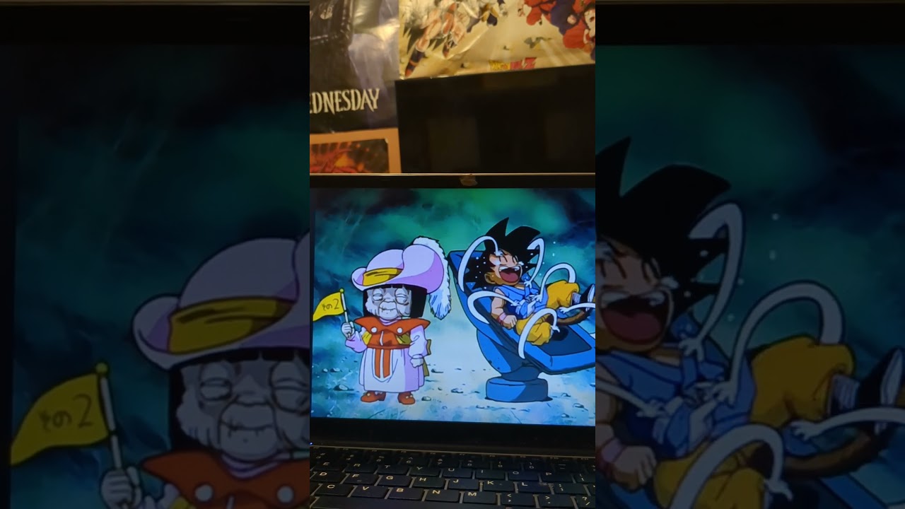 Goku gets tickled in dbgt