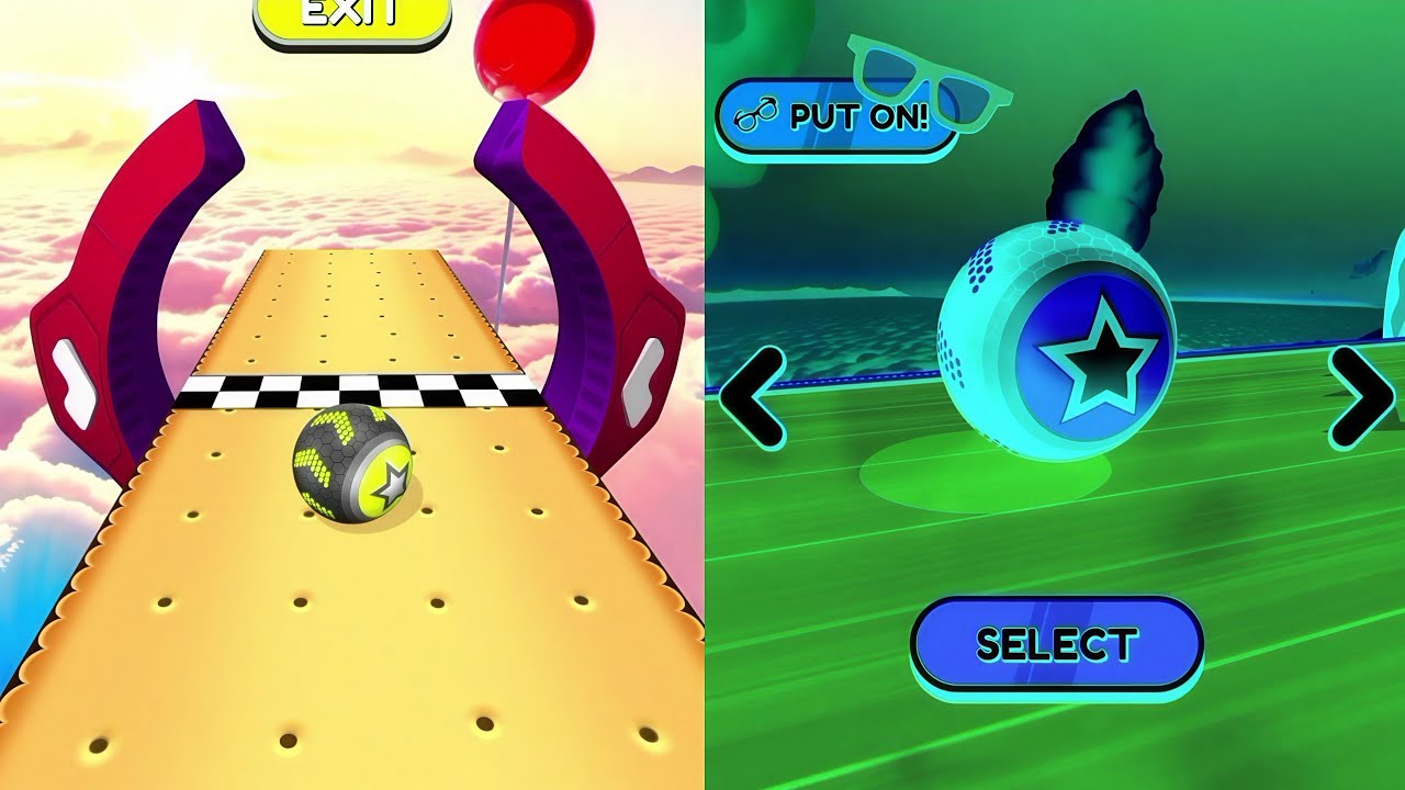 🌍➕🧭Going Balls, SpeedRun Vs Reverse Video Gameplay Part 525