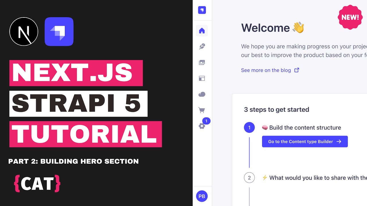 Building a Video Summarizer App with Next.js 14 and Strapi 5 - Part 2 Building Our Hero Section