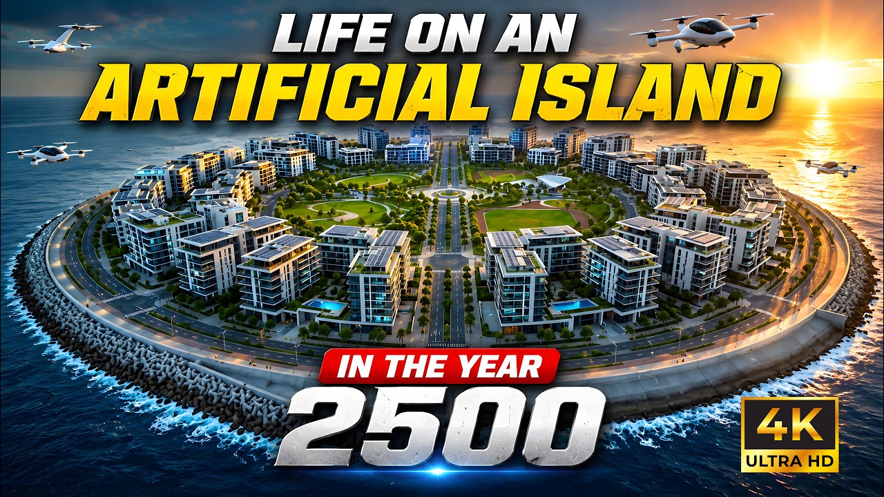 Life on an Artificial Island in the Year 2500 | The Future of Floating Cities
