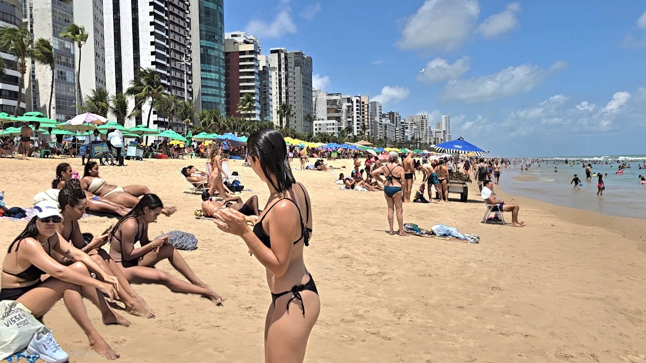 Recife na alta temporada 2 de Janeiro 2026 na Praia