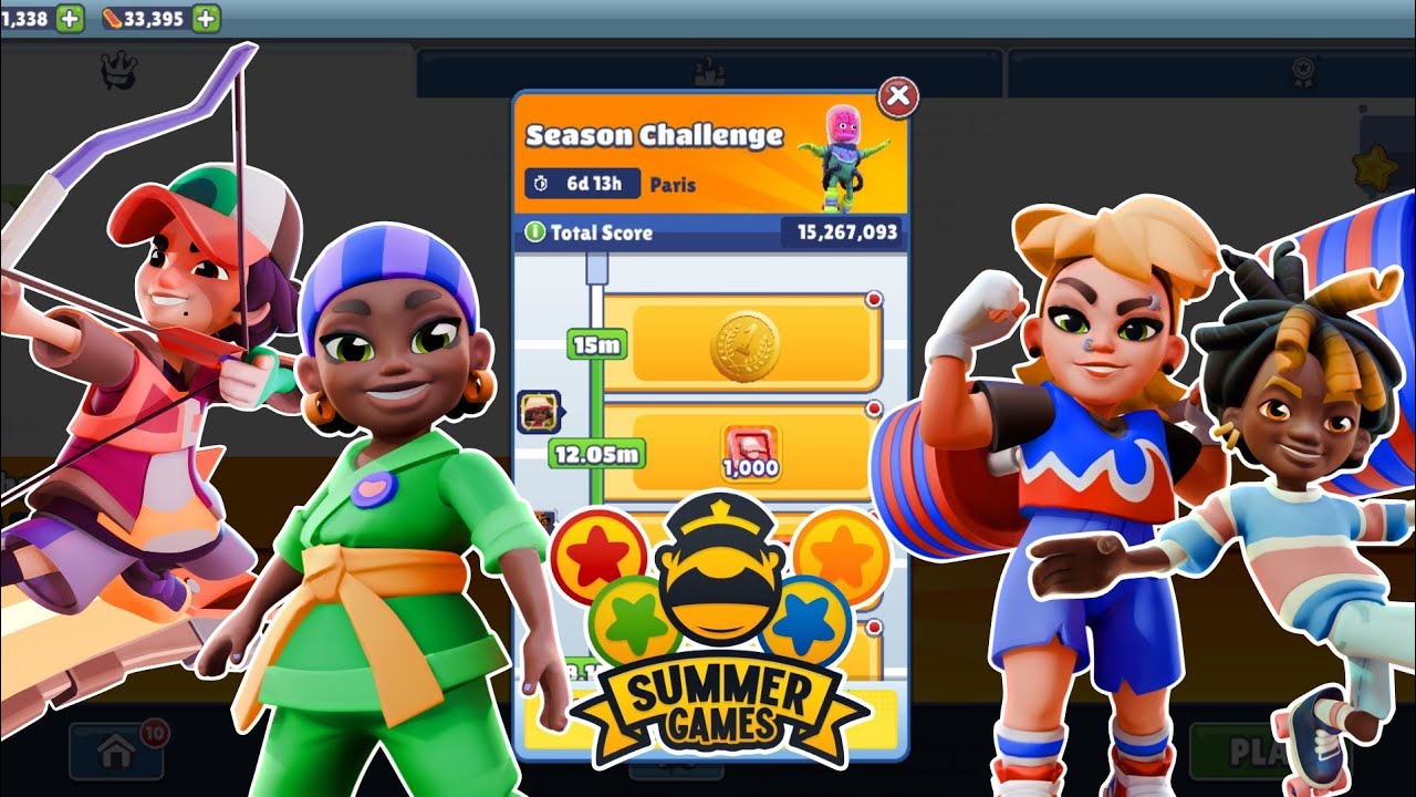 Subway Surfers Upcoming Challenge of Paris Summer Games 2024 Subway Surfers 2024