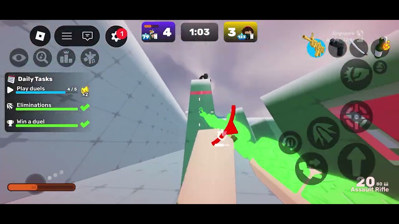 Rival to beat my friend