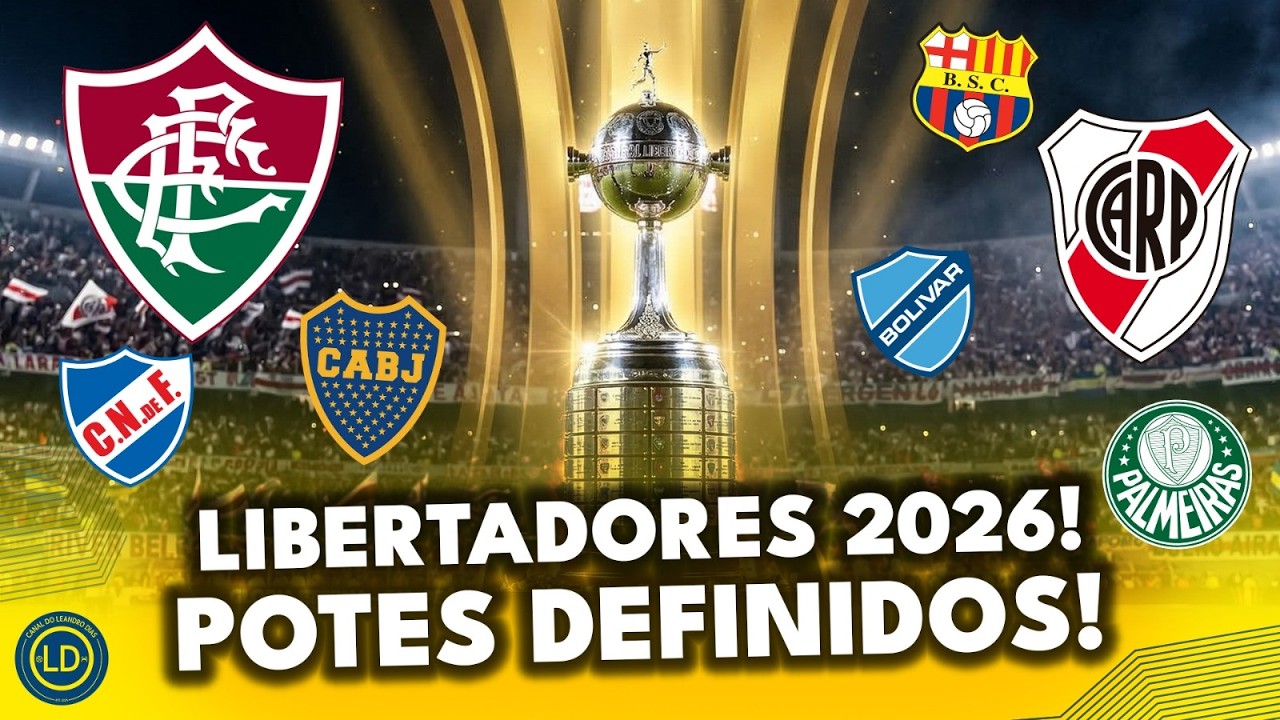 🏆VEJA AS COMBINAÇÕES DE GRUPOS POSSÍVEIS NA LIBERTADORES!