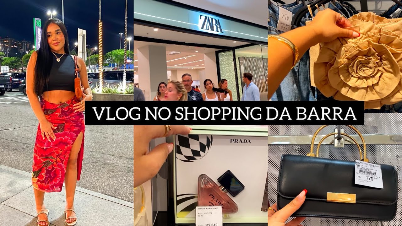 VLOG NO SHOPPING DA BARRA