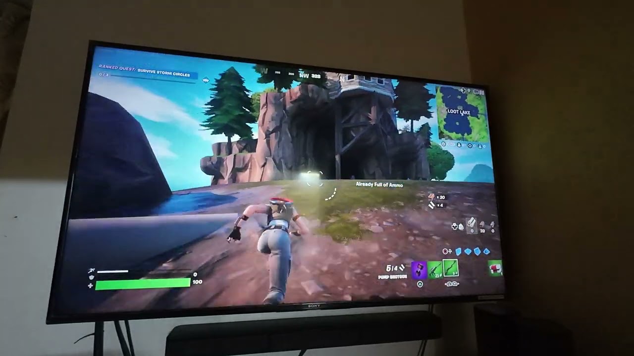 Naiwik Playing Fortnite in Playstation 5