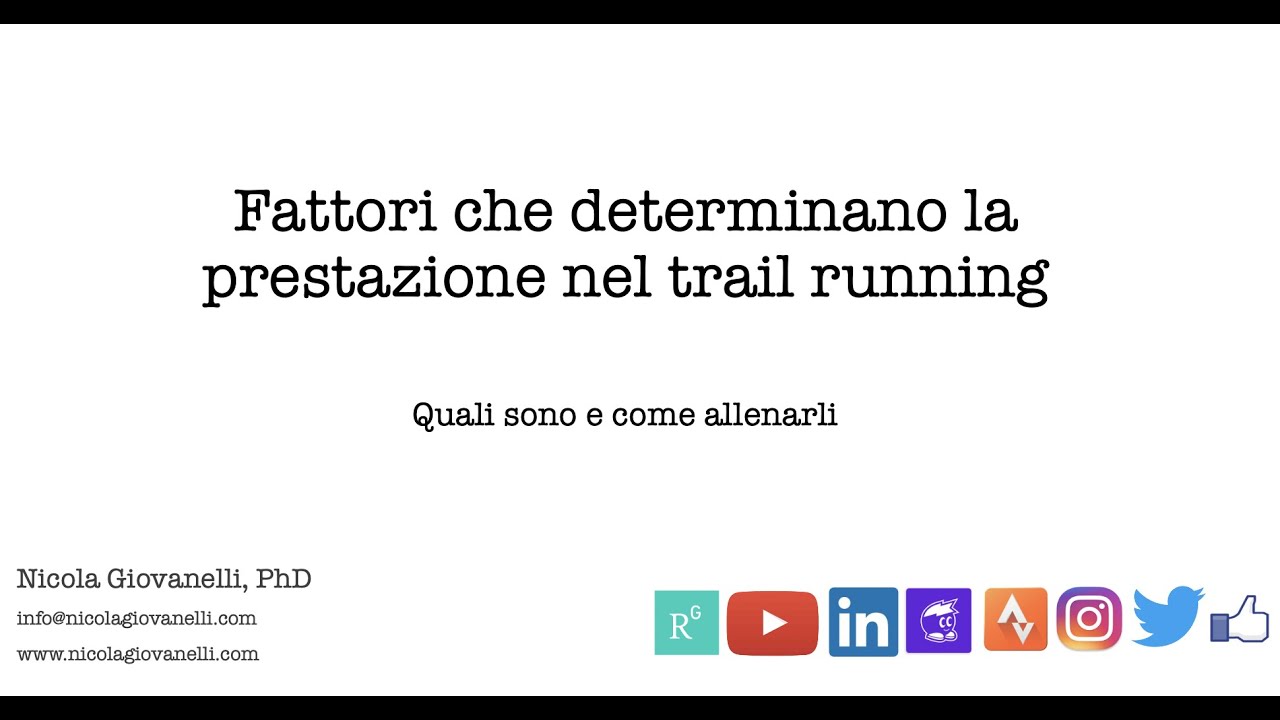 Trail running: i fattori limitanti 🏃🏻‍♂️