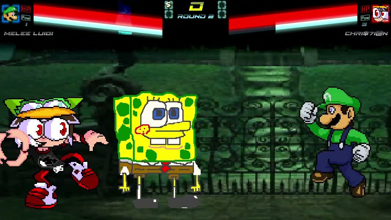 Mugen Battle - Melee Luigi (Me) VS Chri$7i@n