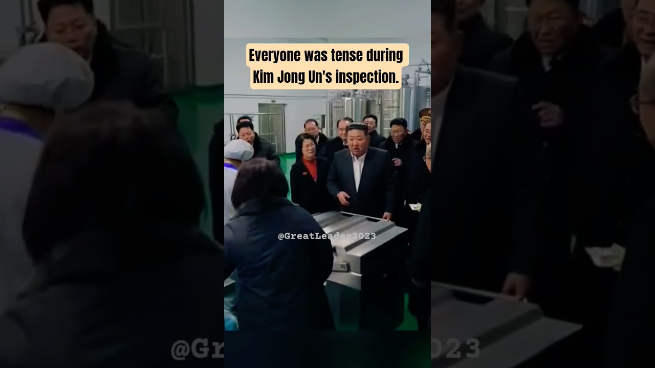 Во время инспекции Ким Чен Ына все были напряжены. #кимджонгун #севернаякорея