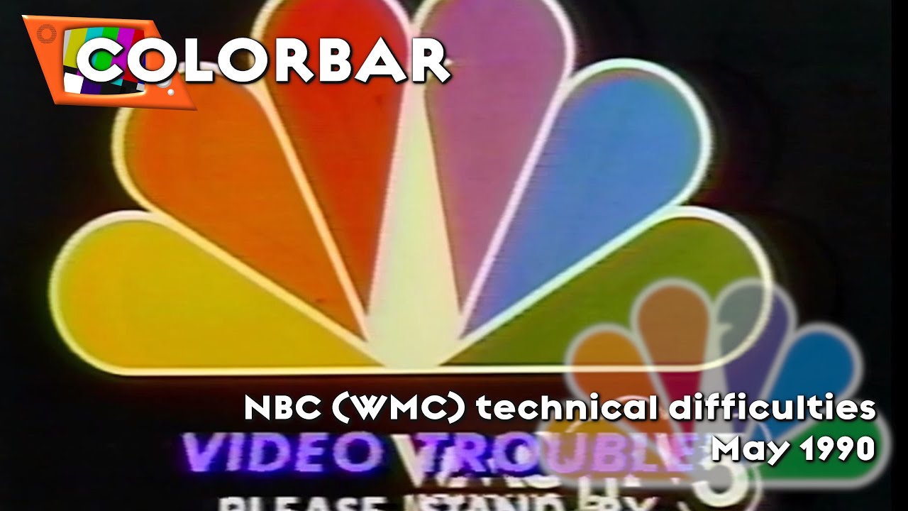 NBC (WMC) technical difficulties - 05-1990