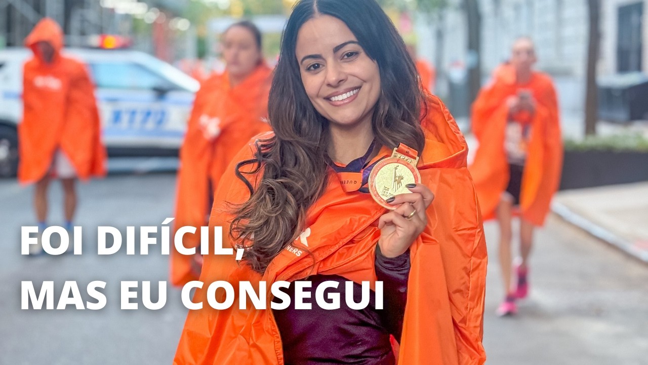 EU CORRI A MARATONA de NOVA YORK -  | ep 3 minha primeira maratona | chegou o grande dia