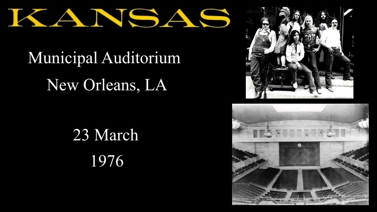 Kansas Live 1976 | Full Concert | 23 March | Municipal Auditorium, New Orleans, LA |