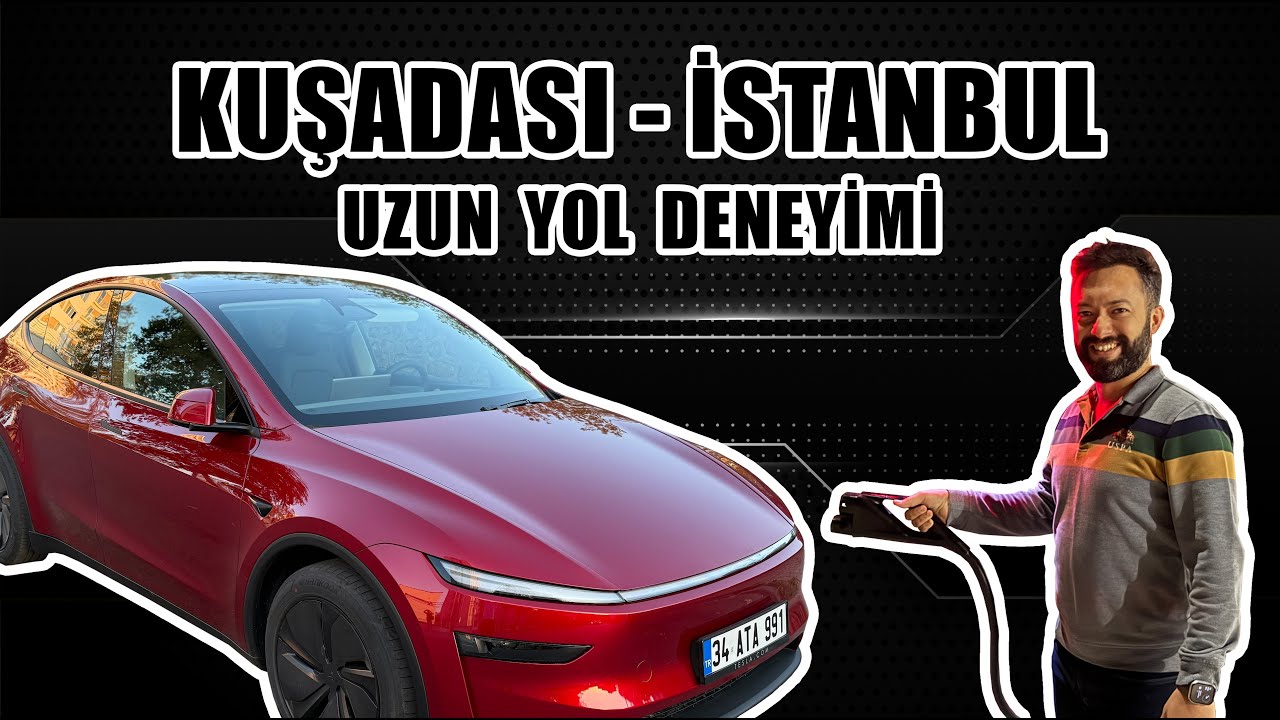 Tesla Model Y Juniper kışın ne kadar tüketiyor | Kuşadası–İstanbul Gerçek Tüketim | Ne Kadar Yakar