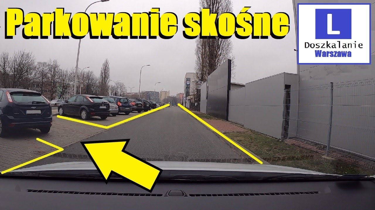 PARKOWANIE SKOŚNE po lewej stronie | Nie strzelać w instrybutor  | Doszkalanie Warszawa