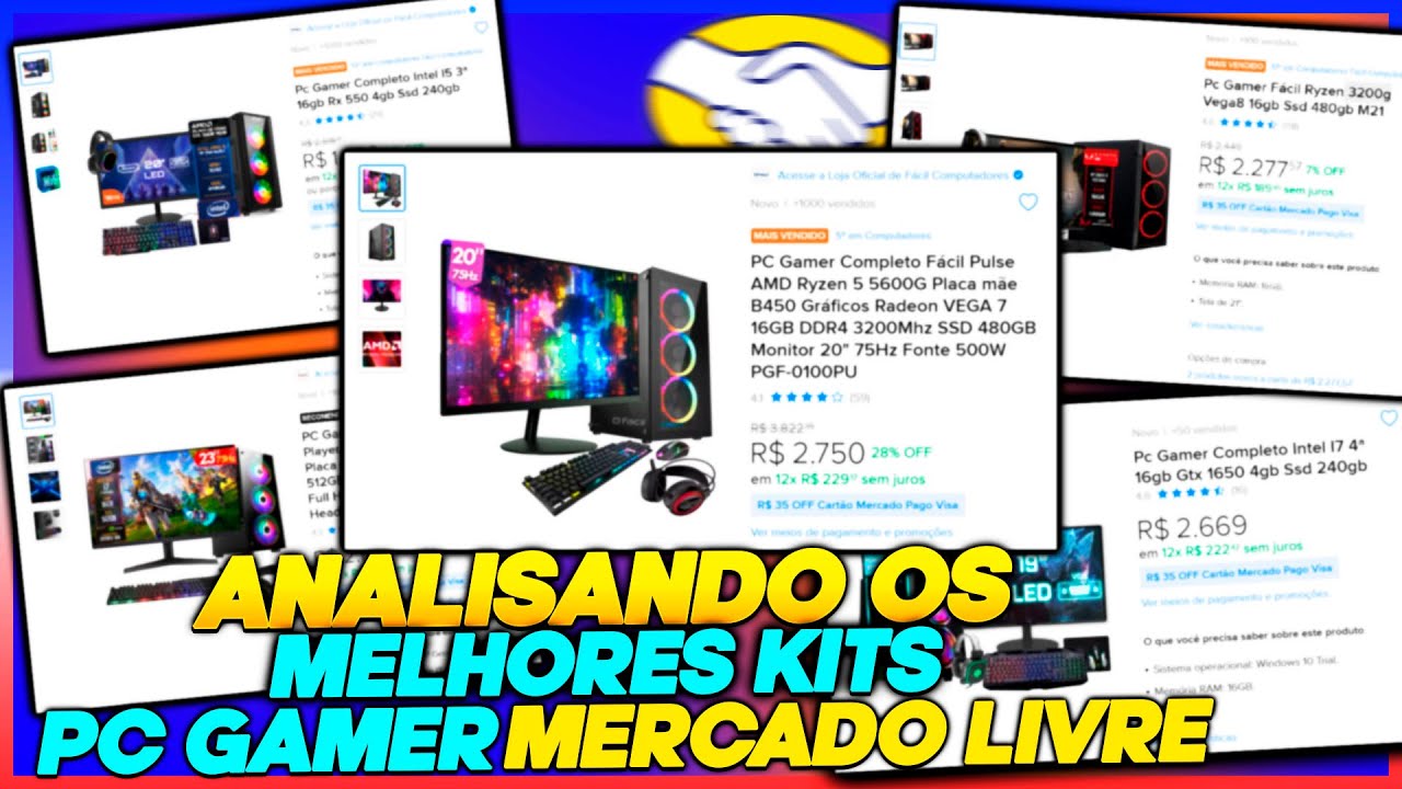 ANALISANDO PC GAMER DO MERCADO LIVRE (1600 A 2800 REAIS)