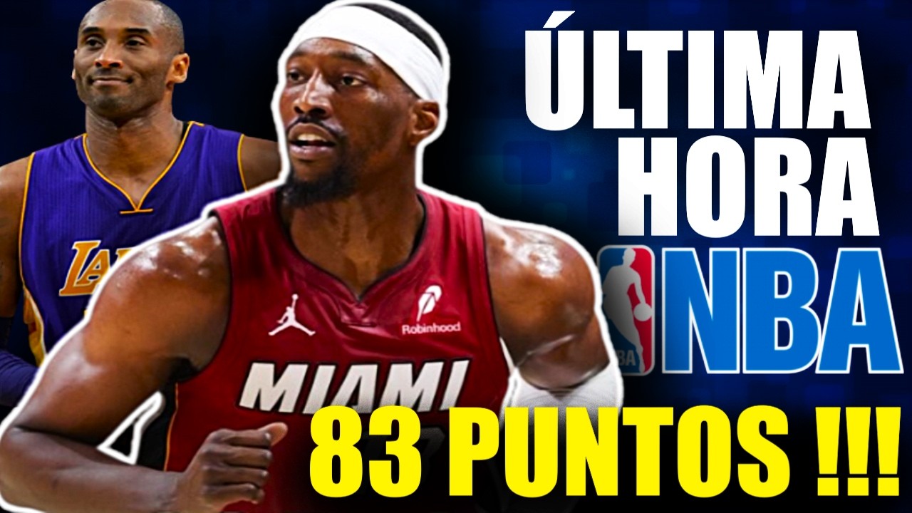 HISTÓRICO !! 🚨💣 BAM ADEBAYO METE 83pts y SUPERA EL RECORD de Kobe 💥 LOCURA TOTAL en la NBA 🔥