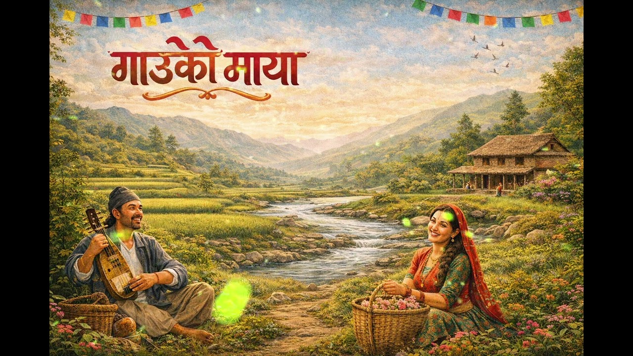 गाउको माया - गाउको कथा । New Nepali Song 2025