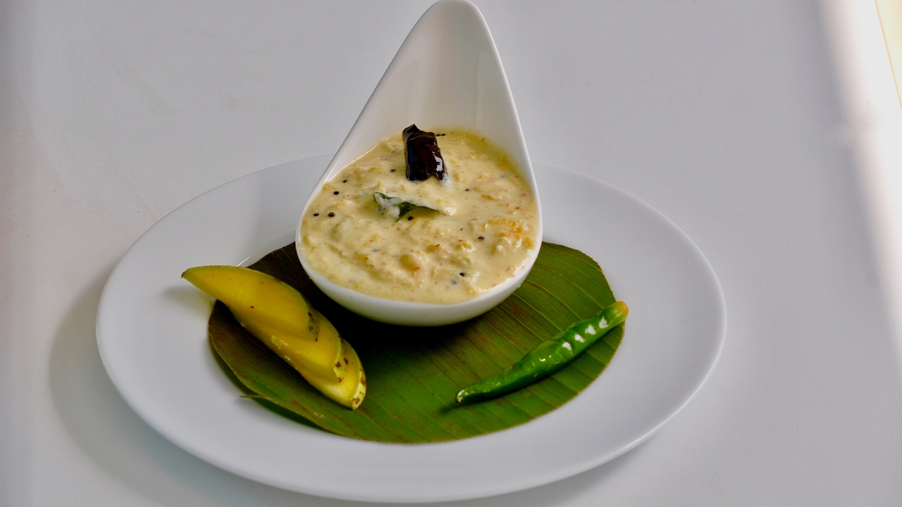 Kerala Sadya Special Pacha Manga Kichadi /പച്ചമാങ്ങാ കിച്ചടി  | Veenascurryworld | Recipe no 105