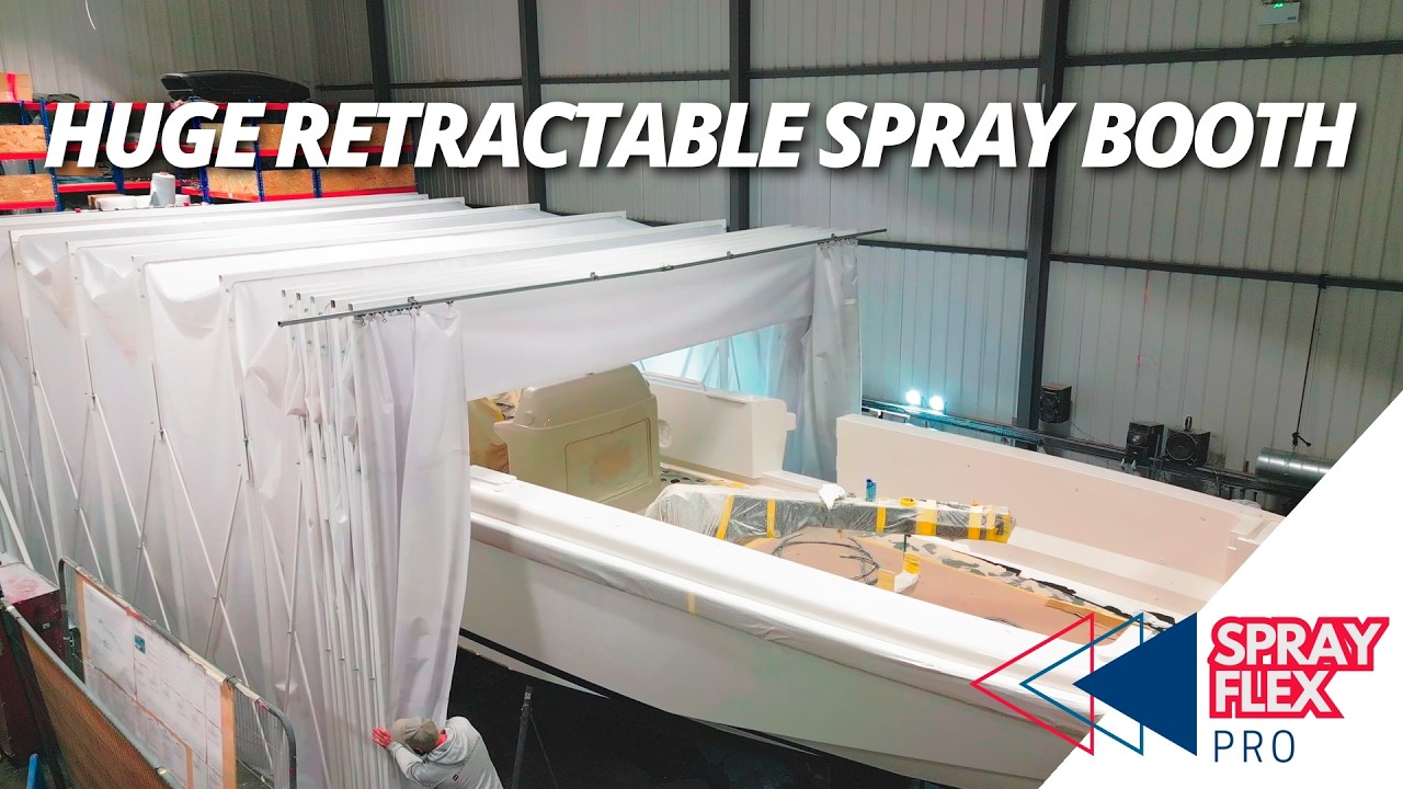 Retractable Spray Booth | Extending Booth | Pull Out Spray Painting Booth System | DIY SPRAY BOOTH