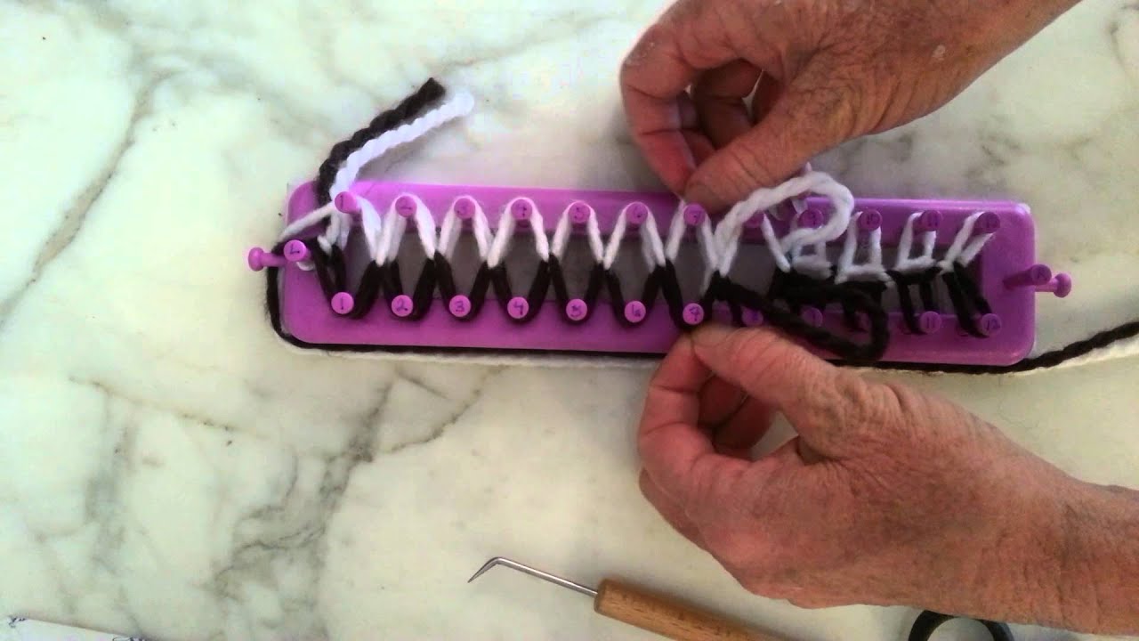 Brioche with Cast on for Loom Knitting