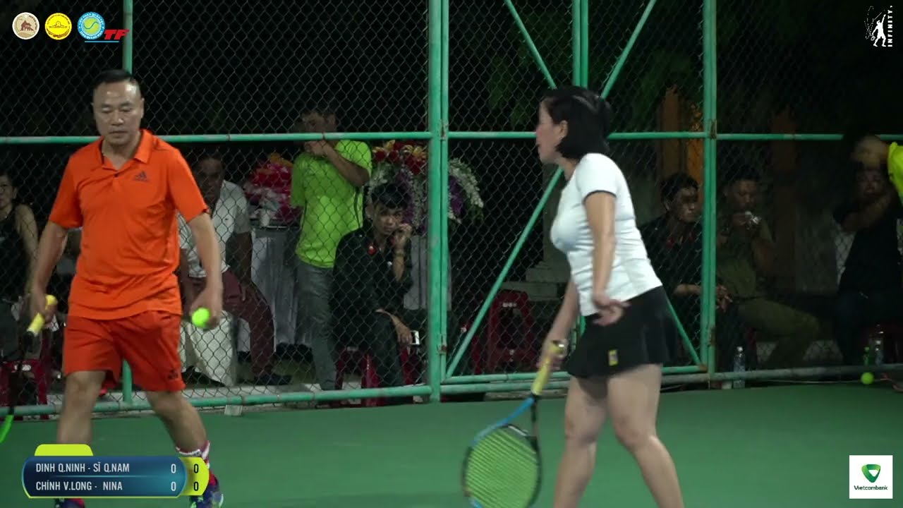 NAM NỮ 1350 - Dinh Quảng Ninh - Sĩ Quảng Nam VS Ch&iacute;nh Vĩnh Long - NINA | Tennis Phong Tr&agrave;o