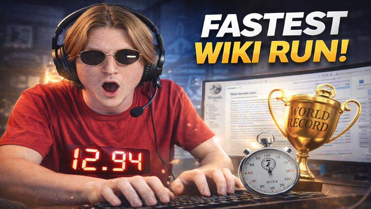 World Record... WIKIPEDIA SPEEDRUNNER???