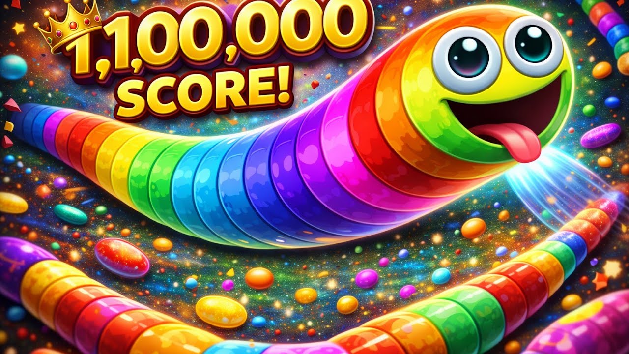 Snake 🐍io score 1000000 world 🌎record tor dia like subscriber share